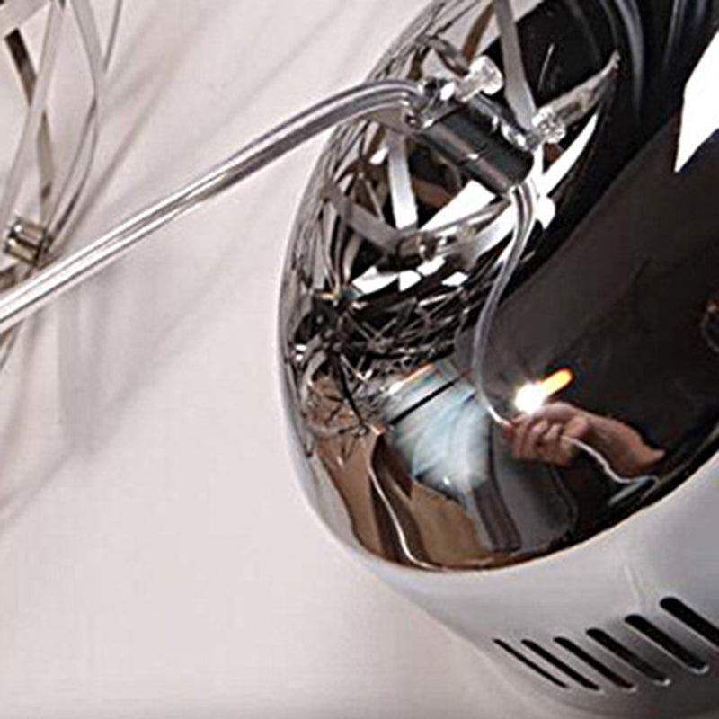 Contemporary Nordic Dandelion Pendant Light - Stainless Steel LED for Dining Room