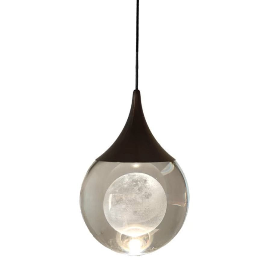 Contemporary Crystal Ball Deer Jellyfish LED Pendant Light for Bedside Decor
