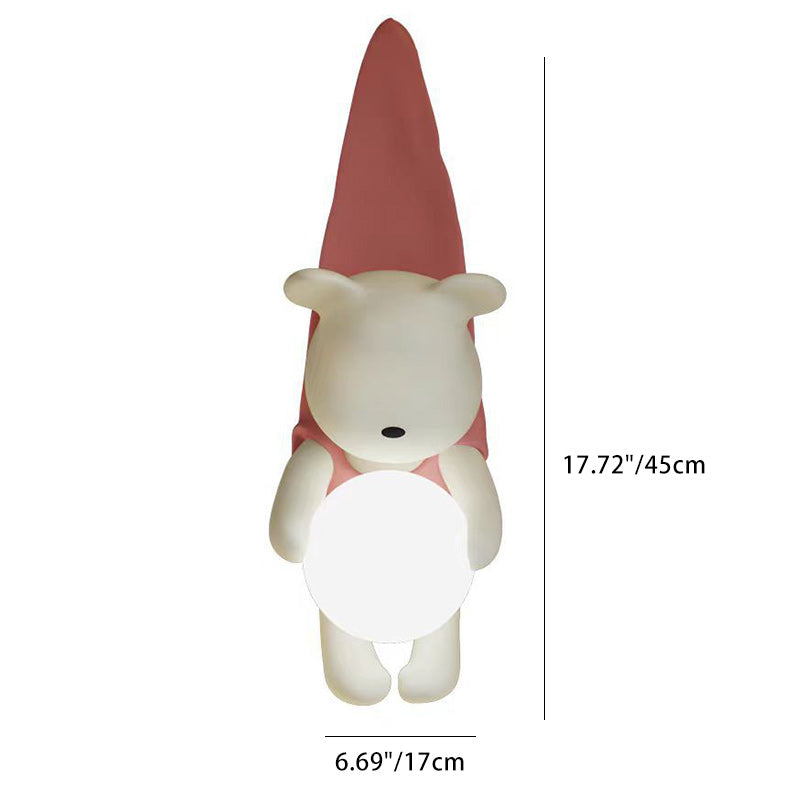 Contemporary Hanging Bear Resin PMMA 1-Light Wall Sconce Lamp Bedroom Decor Kids Room Lighting Creative Nursery Wall Art Unique Children's Room Illumination Trending Modern Wall Fixture