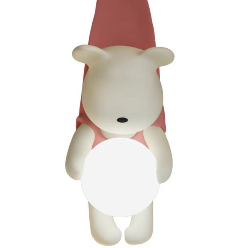 Contemporary Hanging Bear Resin PMMA 1-Light Wall Sconce Lamp Bedroom Decor Kids Room Lighting Creative Nursery Wall Art Unique Children's Room Illumination Trending Modern Wall Fixture