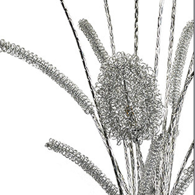 Modern Art Deco Aluminum Wire Weaving Vase LED Floor Lamp for Living Room