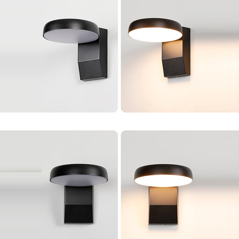 Modern Minimalist Waterproof Aluminum LED Wall Sconce - Outdoor Patio Lamp