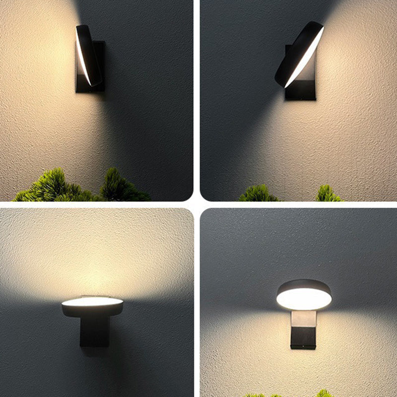 Modern Minimalist Waterproof Aluminum LED Wall Sconce - Outdoor Patio Lamp