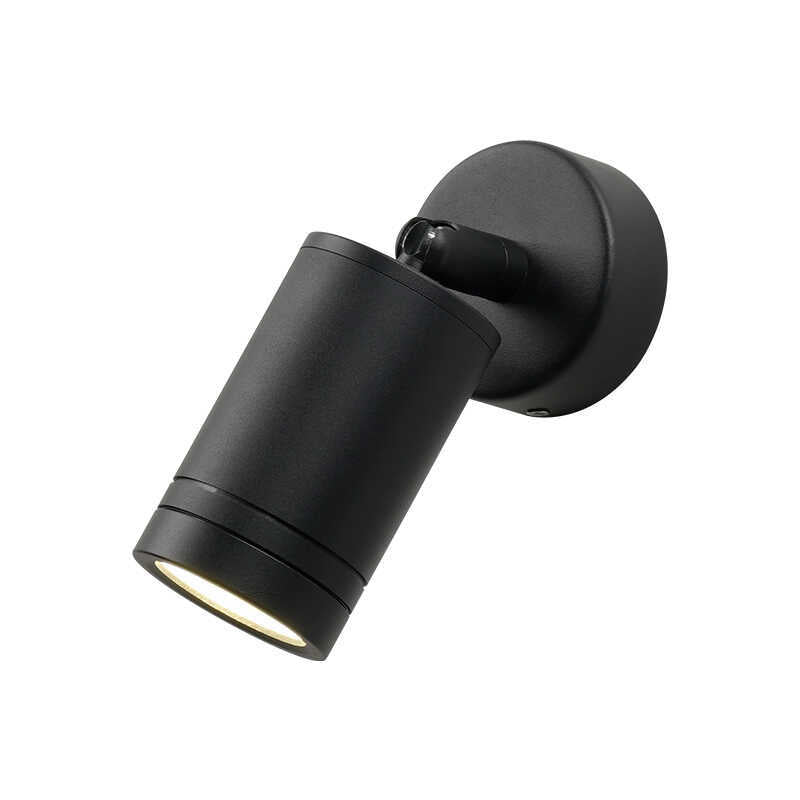 Modern Waterproof Aluminum LED Wall Sconce - Adjustable Cylinder Outdoor Lamp for Patio