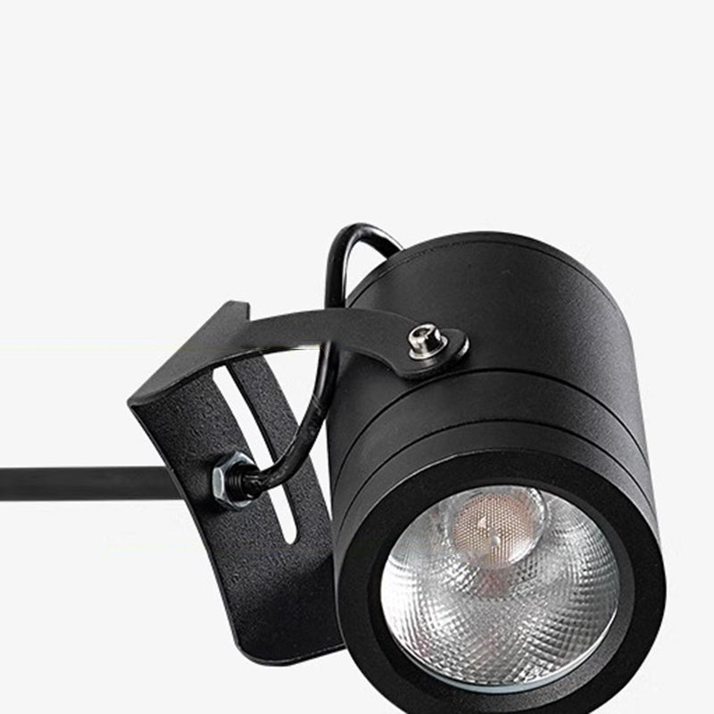 Modern Waterproof Aluminum LED Wall Sconce - Adjustable Cylinder Outdoor Lamp for Patio