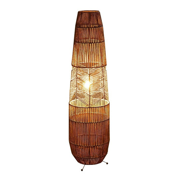 Traditional Japanese Weaving Iron Paper Cord Floor Lamp - 1-Light Column Design for Living Room

Enhance your living space with this elegant Traditional Japanese Weaving Iron Paper Cord Floor Lamp. Featuring a stylish column design, this 1-light standing