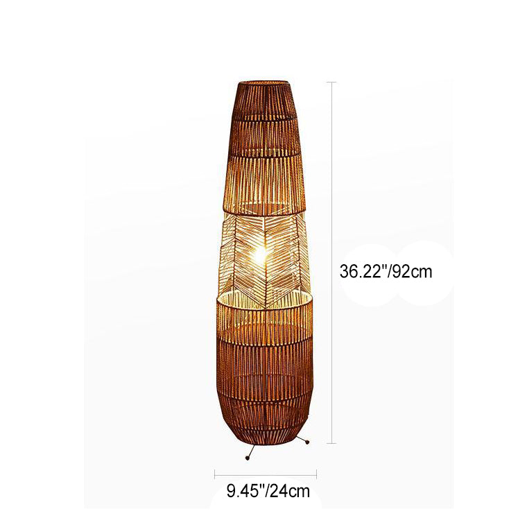 Traditional Japanese Weaving Iron Paper Cord Floor Lamp - 1-Light Column Design for Living Room

Enhance your living space with this elegant Traditional Japanese Weaving Iron Paper Cord Floor Lamp. Featuring a stylish column design, this 1-light standing