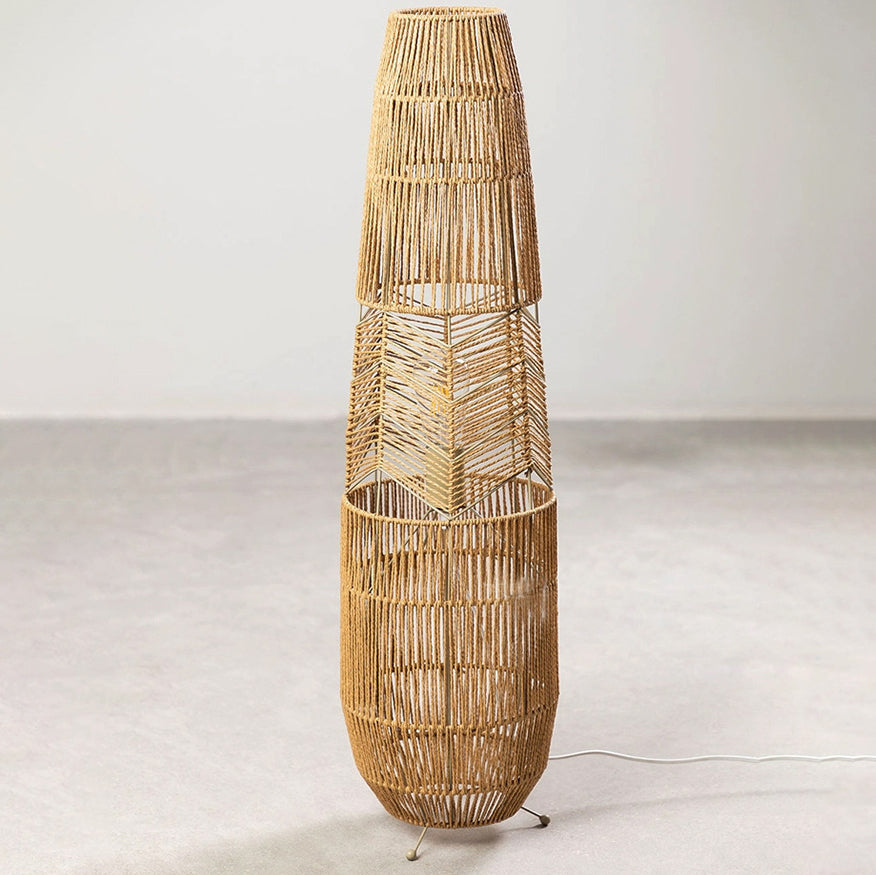 Traditional Japanese Weaving Iron Paper Cord Floor Lamp - 1-Light Column Design for Living Room

Enhance your living space with this elegant Traditional Japanese Weaving Iron Paper Cord Floor Lamp. Featuring a stylish column design, this 1-light standing