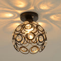 Contemporary Nordic Iron Crystal Ball Semi-Flush Mount Ceiling Light for Hallway

Elevate your hallway decor with this sleek and stylish contemporary semi-flush mount ceiling light. Featuring a stunning design that combines Nordic iron with a striking cry