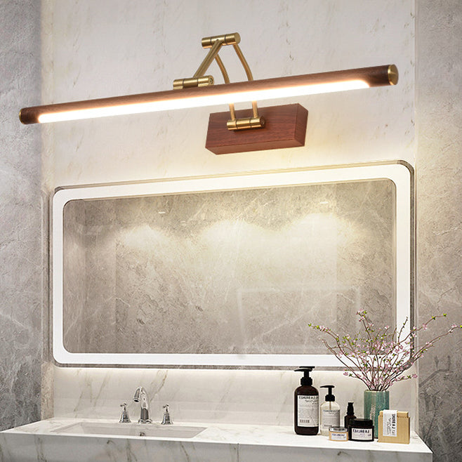 Modern Iron Acrylic Foldable LED Wall Sconce - Vanity Light for Bathroom