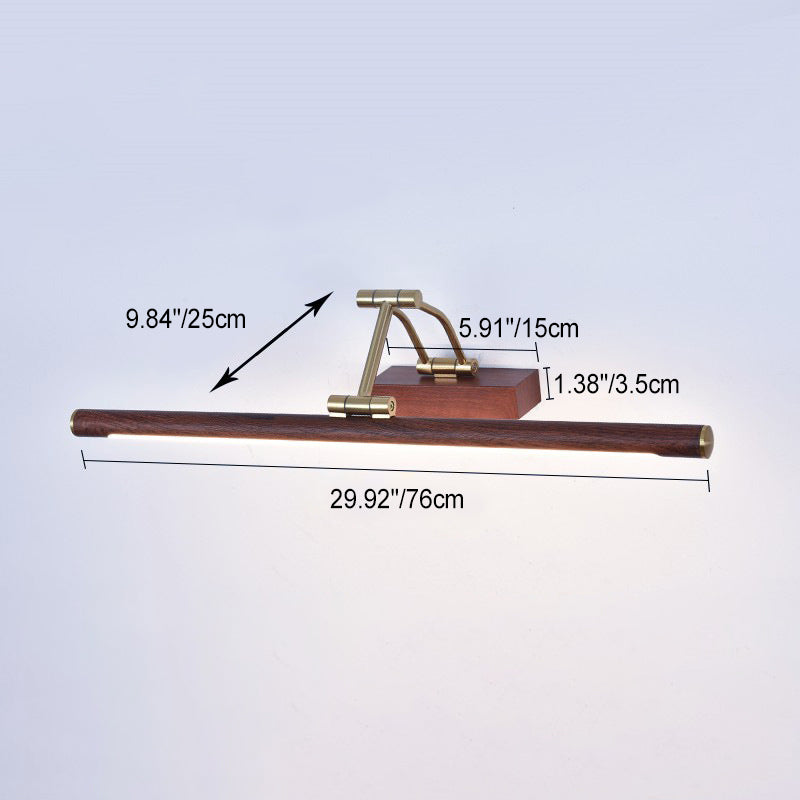 Modern Iron Acrylic Foldable LED Wall Sconce - Vanity Light for Bathroom