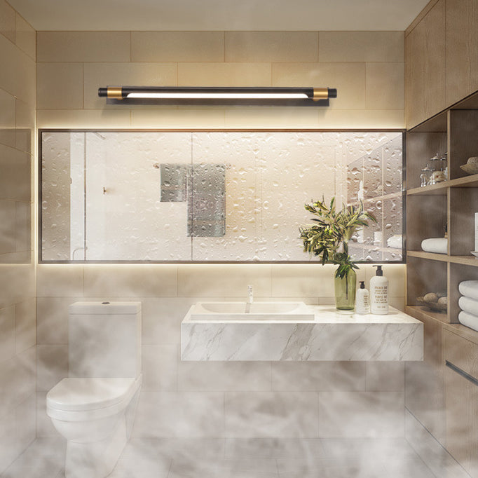 Modern Simplicity Iron Acrylic Waterproof LED Wall Sconce for Bathroom Vanity Light