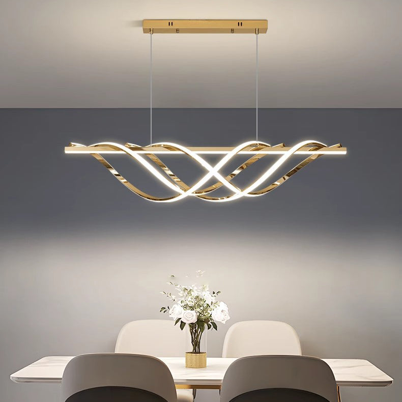 Contemporary Art Deco Aluminum Silica LED Chandelier for Dining Room  

Enhance your dining experience with our stunning Contemporary Art Deco Aluminum Silica Strip Geometrical LED Chandelier. This elegant island light perfectly combines modern design wit