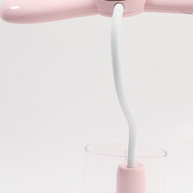 Modern Simplicity Kids Adjustable Rechargeable ABS Strip Pen Container LED Desk Lamp Study Light Table Lamp for Kids Bedroom Reading Homework Study Room Night Light Adjustable Brightness Portable USB Charging with Pen Holder Stationary Organizer