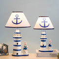 Contemporary Coastal Kids Lighthouse Table Lamp - 1-Light Design for Bedroom Decor