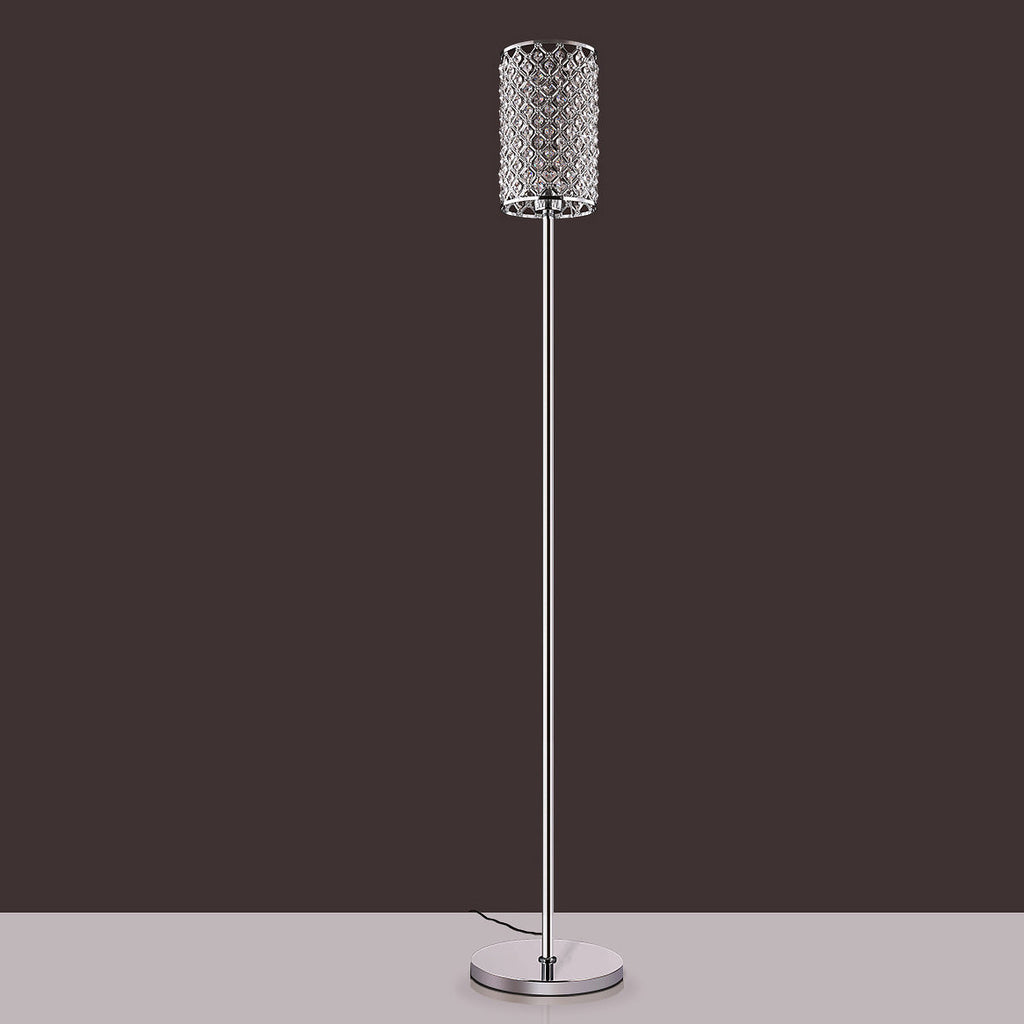 Modern Luxury Iron Crystal Cylinder Floor Lamp for Living Room  

Elevate your living space with this Modern Luxury Iron Crystal Cylinder Floor Lamp. Designed to enhance any decor, this elegant standing floor lamp features a stunning crystal cylinder and