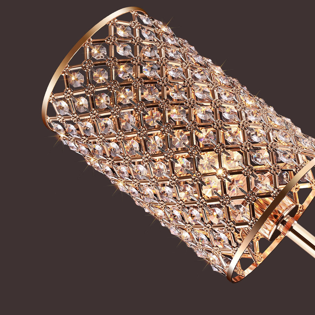 Modern Luxury Iron Crystal Cylinder Floor Lamp for Living Room  

Elevate your living space with this Modern Luxury Iron Crystal Cylinder Floor Lamp. Designed to enhance any decor, this elegant standing floor lamp features a stunning crystal cylinder and