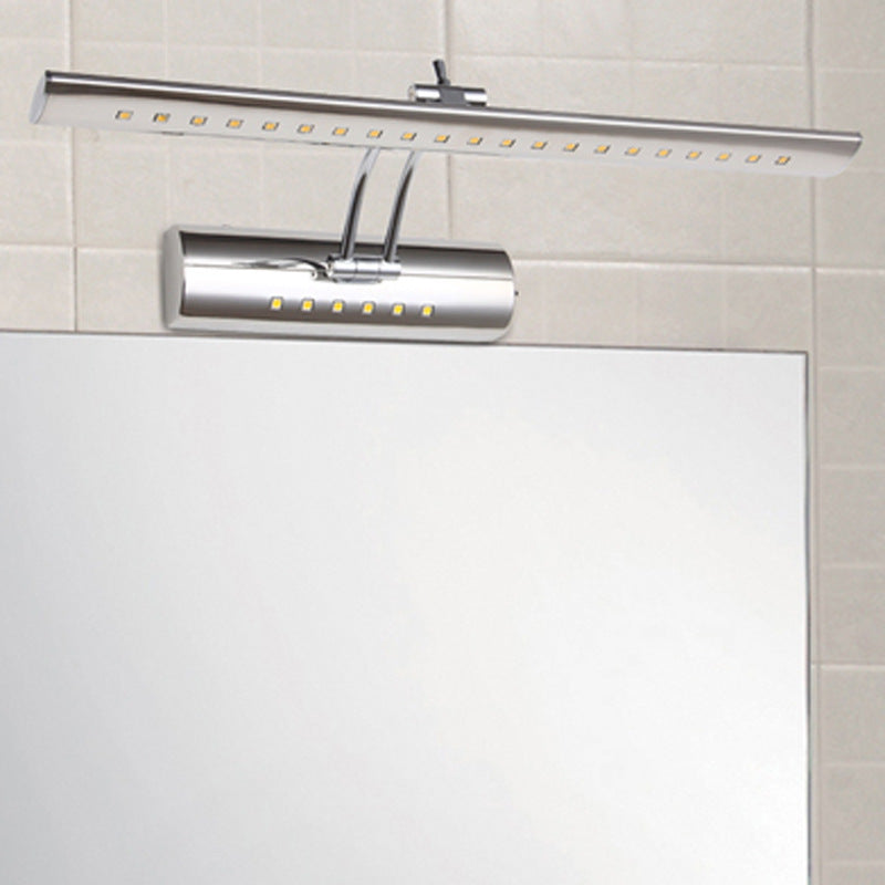 Modern Stainless Steel LED Wall Sconce - Bathroom Vanity Light