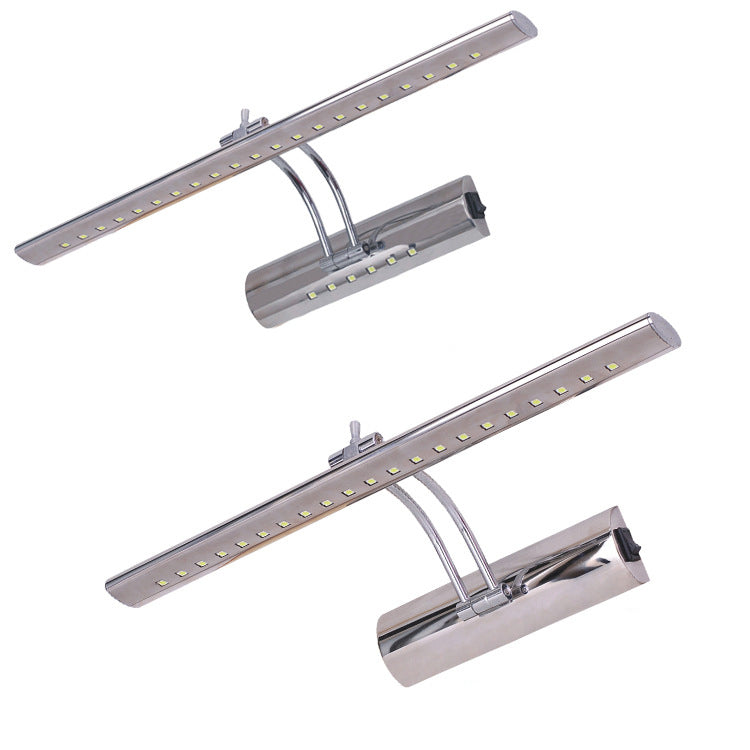Modern Stainless Steel LED Wall Sconce - Bathroom Vanity Light
