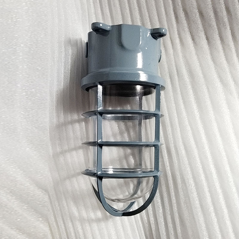 Contemporary Industrial Waterproof Aluminum Alloy Semi-Flush Mount Ceiling Light for Outdoor Patio