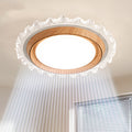 Modern Simplicity Bladeless LED Ceiling Fan Light for Bedroom - ABS PC Acrylic Round Design