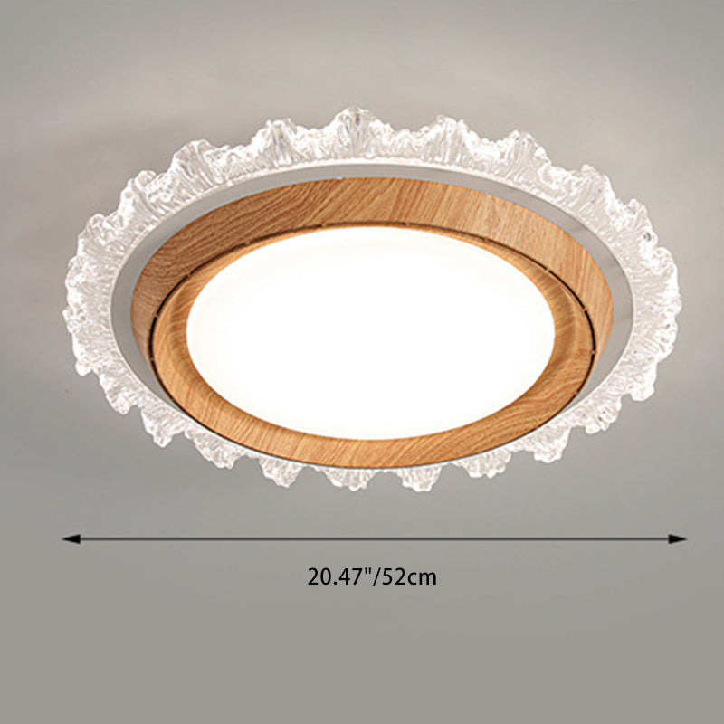 Modern Simplicity Bladeless LED Ceiling Fan Light for Bedroom - ABS PC Acrylic Round Design