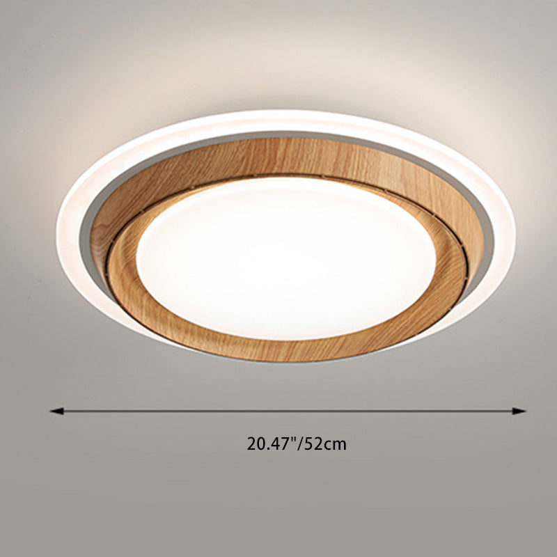 Modern Simplicity Bladeless LED Ceiling Fan Light for Bedroom - ABS PC Acrylic Round Design