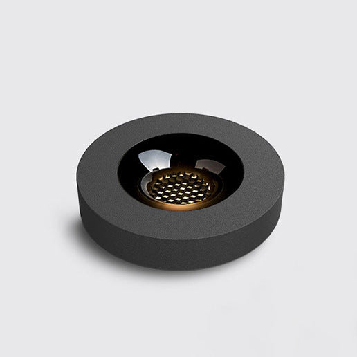 Modern Minimalist Iron Round Honeycomb LED Ceiling Light for Hallway