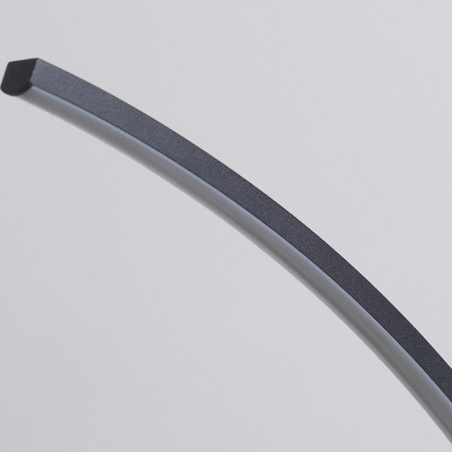Modern Minimalist USB Curved Iron Aluminum LED Desk Lamp for Study, Home Office Lighting, Adjustable Brightness, Energy-Efficient Reading Lamp, Stylish Study Light, Contemporary Workspace Decor, USB-Powered Desk Lighting, Sleek Design Modern Desk Lamp
