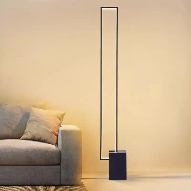 Modern Minimalist Iron Marble LED Floor Lamp for Living Room