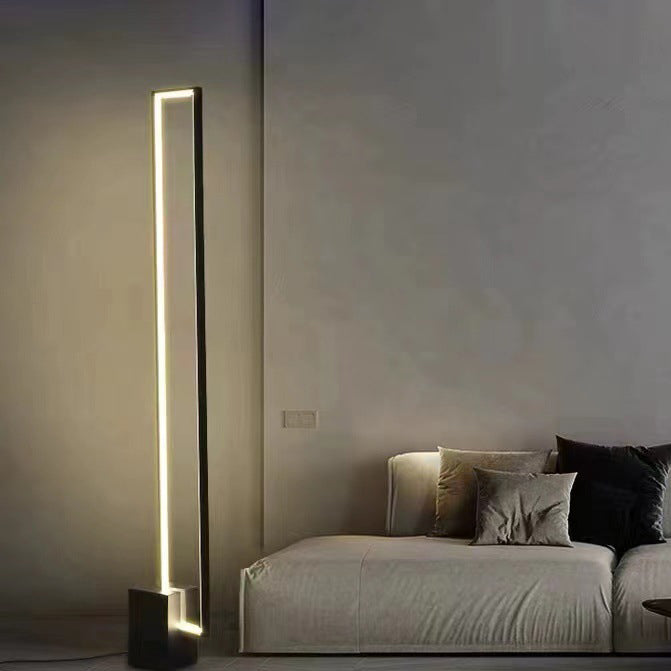 Modern Minimalist Iron Marble LED Floor Lamp for Living Room