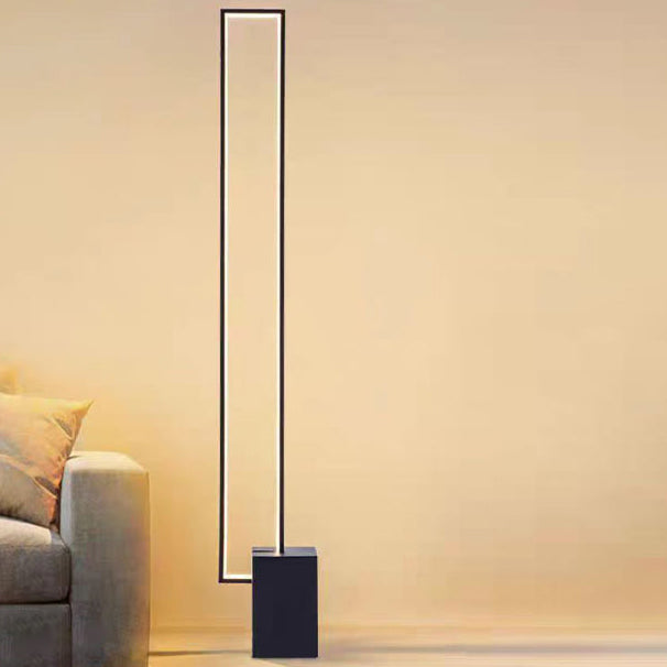 Modern Minimalist Iron Marble LED Floor Lamp for Living Room