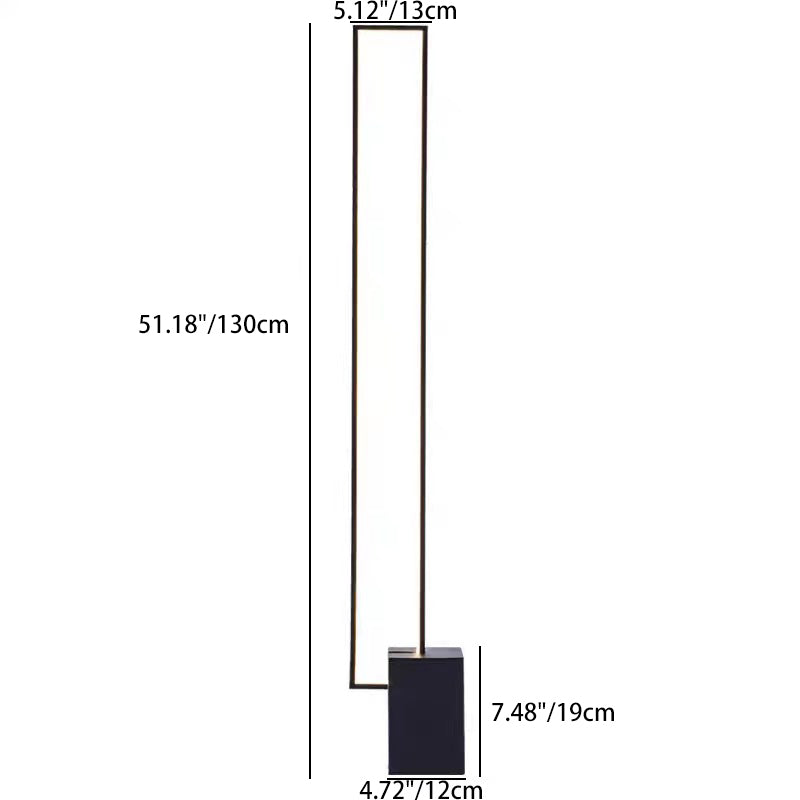 Modern Minimalist Iron Marble LED Floor Lamp for Living Room