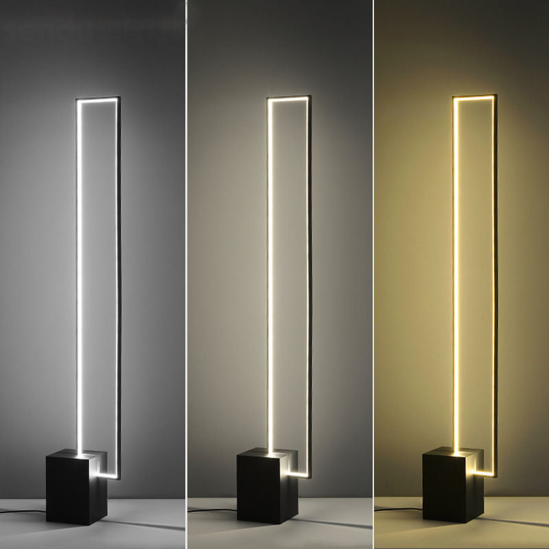 Modern Minimalist Iron Marble LED Floor Lamp for Living Room