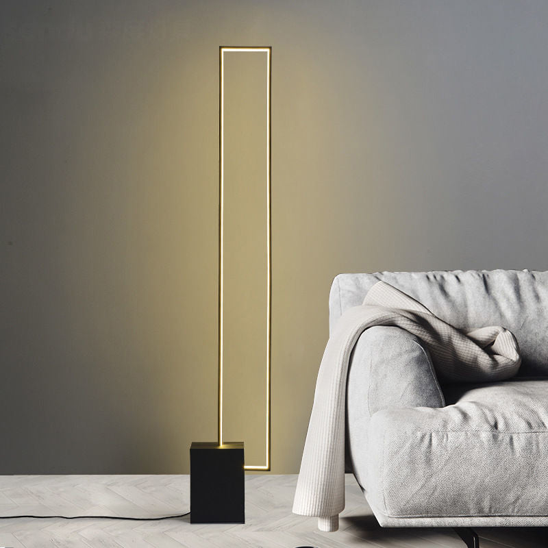 Modern Minimalist Iron Marble LED Floor Lamp for Living Room