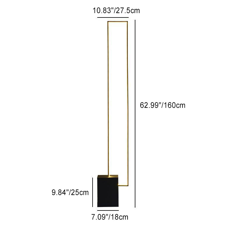 Modern Minimalist Iron Marble LED Floor Lamp for Living Room