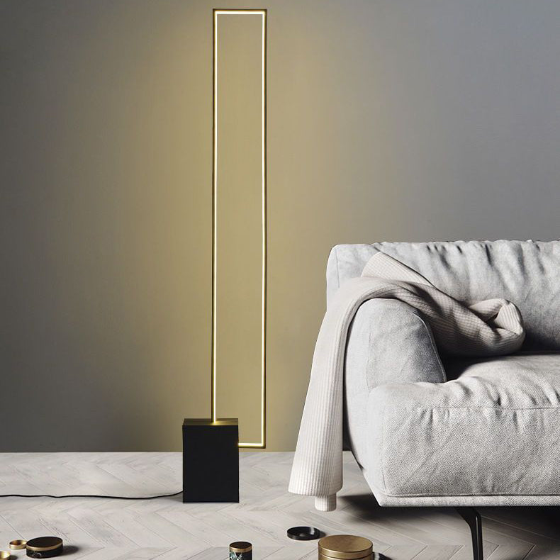 Modern Minimalist Iron Marble LED Floor Lamp for Living Room