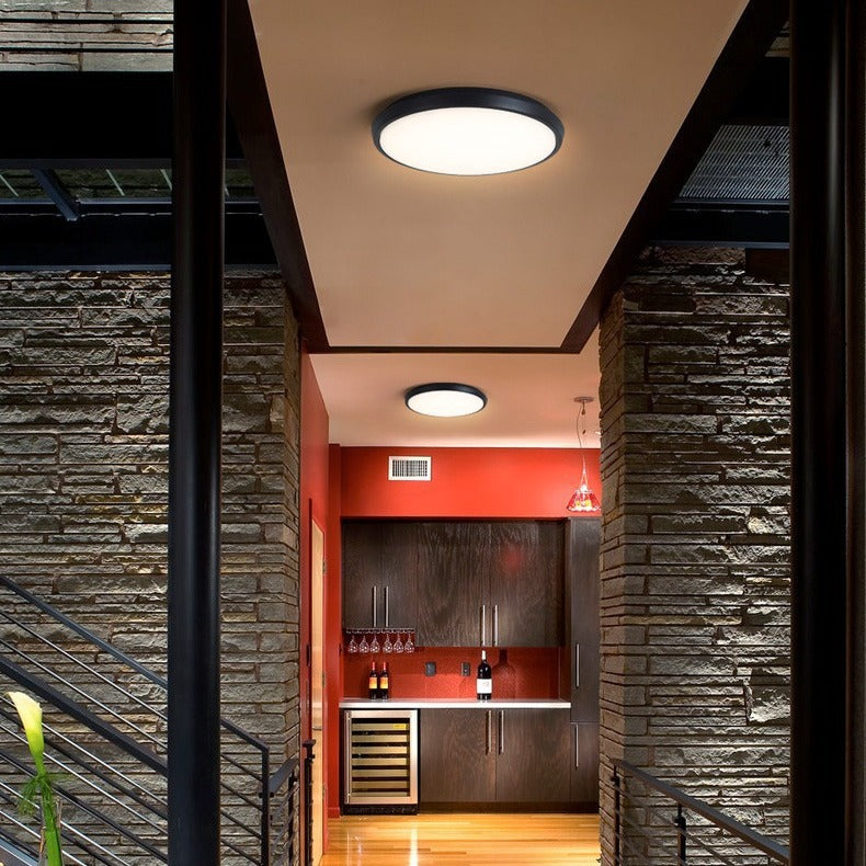 Modern Minimalist Waterproof LED Ceiling Light - Aluminum Alloy for Outdoor Patio