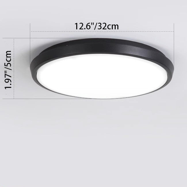 Modern Minimalist Waterproof LED Ceiling Light - Aluminum Alloy for Outdoor Patio