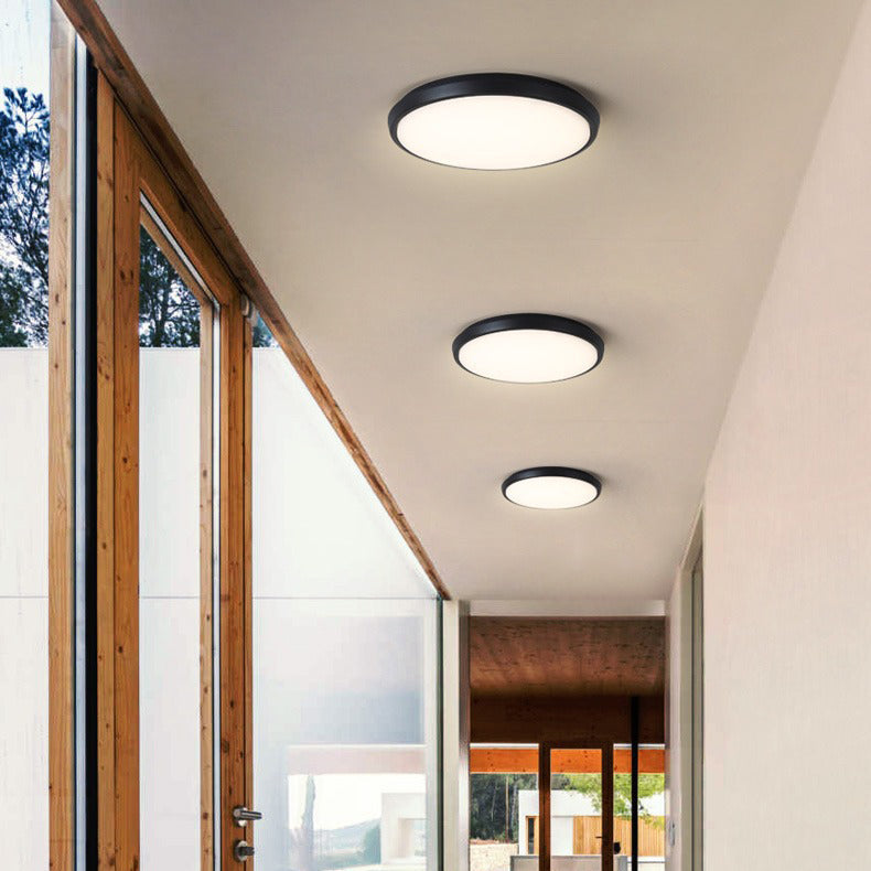 Modern Minimalist Waterproof LED Ceiling Light - Aluminum Alloy for Outdoor Patio