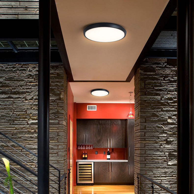 Modern Minimalist Waterproof LED Ceiling Light - Aluminum Alloy for Outdoor Patio