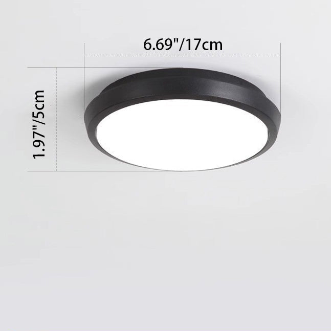 Modern Minimalist Waterproof LED Ceiling Light - Aluminum Alloy for Outdoor Patio
