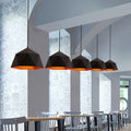 Geometric Scandinavian Iron Pendant Light - Modern Rhombus 1-Light for Dining Room
