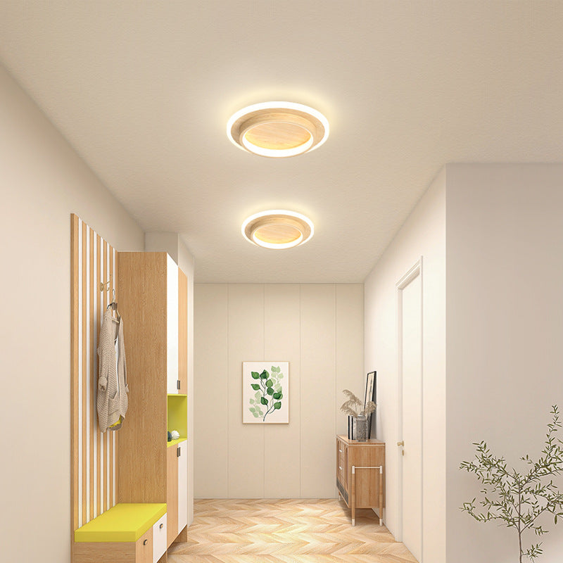 Contemporary Scandinavian Round LED Flush Mount Ceiling Light for Hallway

Illuminate your hallway with this sleek Scandinavian-inspired round flush mount ceiling light. Designed with a modern touch, it features durable iron and acrylic materials, making