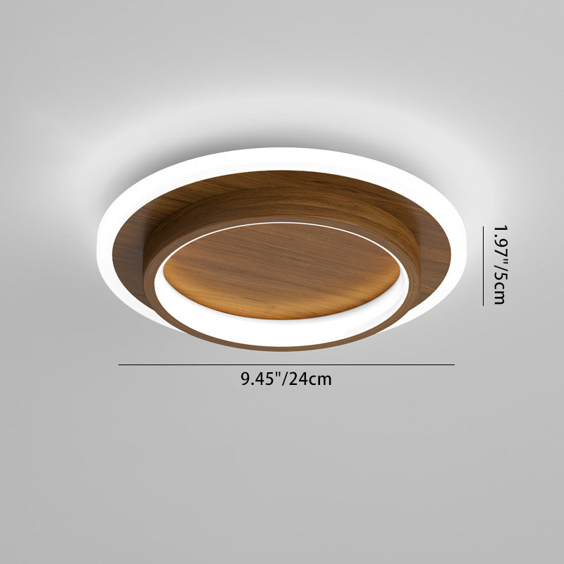 Contemporary Scandinavian Round LED Flush Mount Ceiling Light for Hallway

Illuminate your hallway with this sleek Scandinavian-inspired round flush mount ceiling light. Designed with a modern touch, it features durable iron and acrylic materials, making