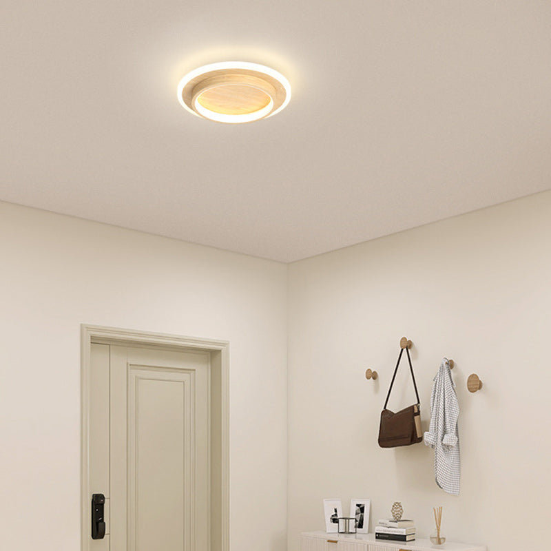 Contemporary Scandinavian Round LED Flush Mount Ceiling Light for Hallway

Illuminate your hallway with this sleek Scandinavian-inspired round flush mount ceiling light. Designed with a modern touch, it features durable iron and acrylic materials, making