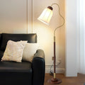 Traditional French Bell Metal Floor Lamp - 1-Light Design for Living Room Elegance