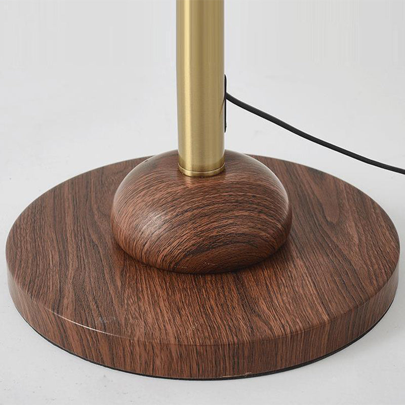 Traditional French Bell Metal Floor Lamp - 1-Light Design for Living Room Elegance