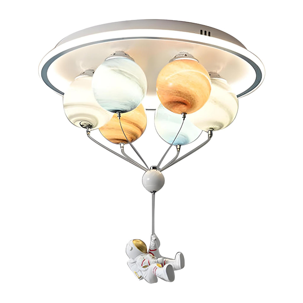 Contemporary Kids Planet Space Hot Air Balloon Astronaut LED Semi-Flush Mount Ceiling Light

Illuminate your child’s bedroom with this enchanting contemporary hot air balloon and astronaut-themed ceiling light. Perfect for creating a cosmic adventure, thi