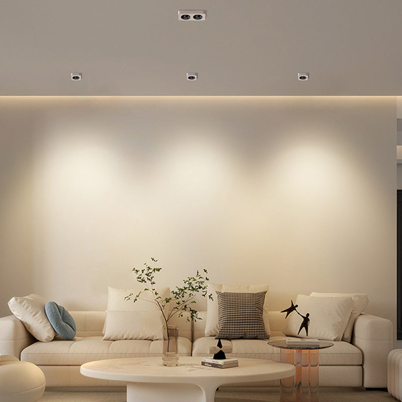 Modern Minimalist Iron Honeycomb LED Flush Mount Ceiling Light for Hallway